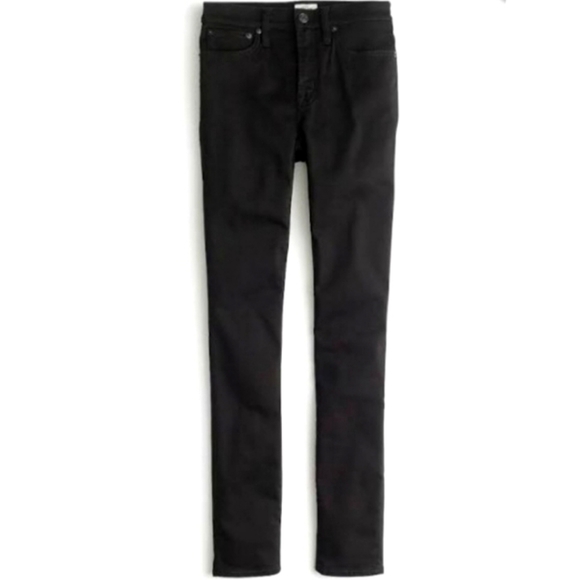 { J.Crew } High Rise Skinny Jeans. Premium Black Stretch Denim. Size 24 - Picture 2 of 8
